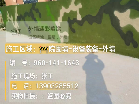 张掖 迷彩漆喷涂价格（按平方米计费）